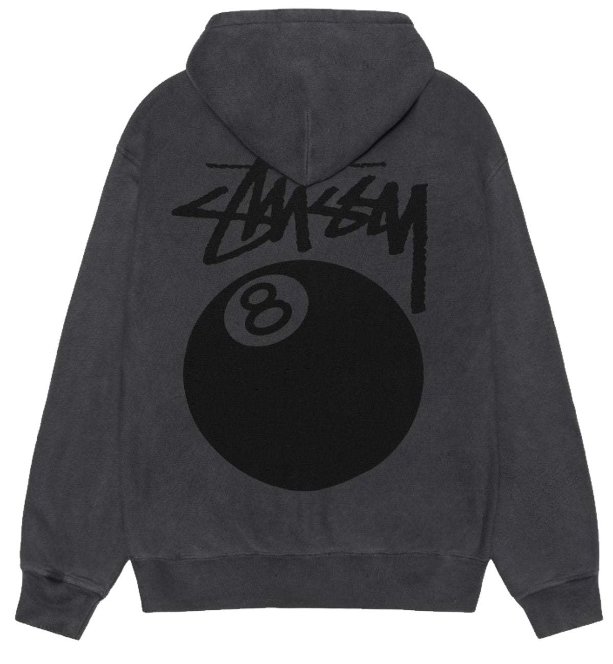 Stussy 8 Ball Zip Hoodie (Dark Grey)