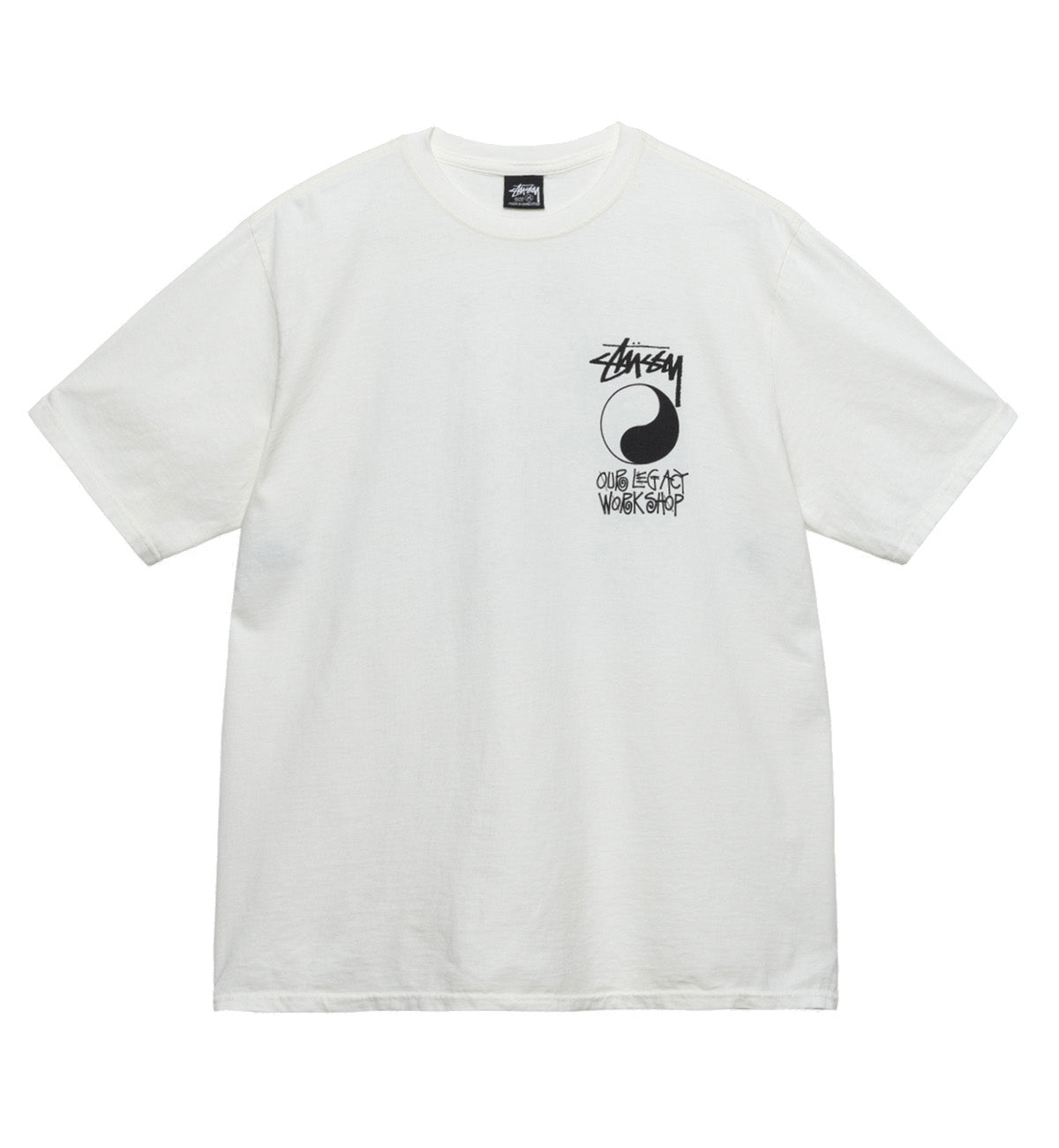 Stussy Our Legacy Frame Pigment Dyed Tee (White)