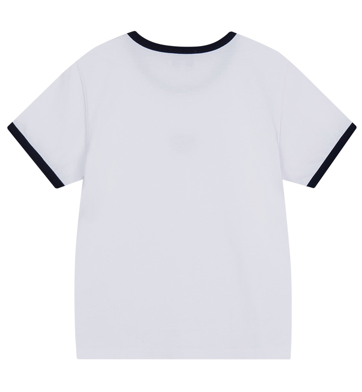 Marithe W Classic Logo Ringer T-Shirt (White)