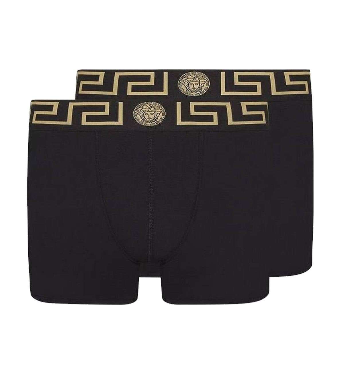 Versace Black Greca Border Trunks