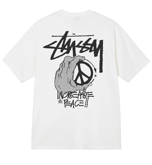 Stussy SS22 Peace Hand Tee (White)