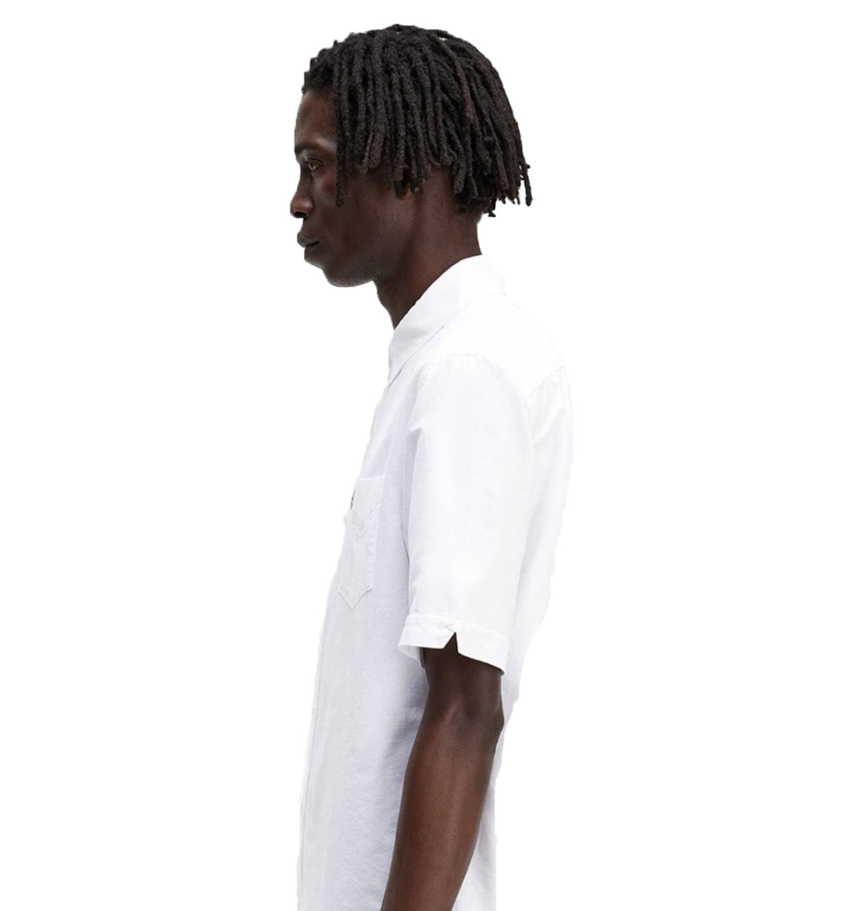 Fred Perry Short Sleeve Oxford Shirt (White)