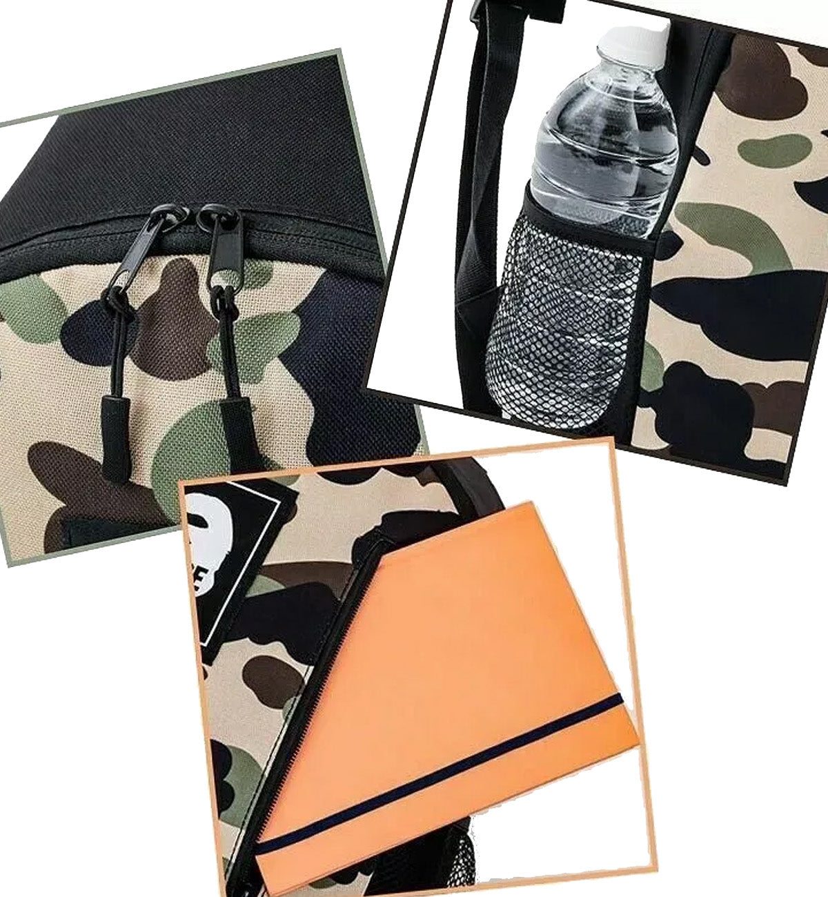 Bape Backpack Camo Collection Milo