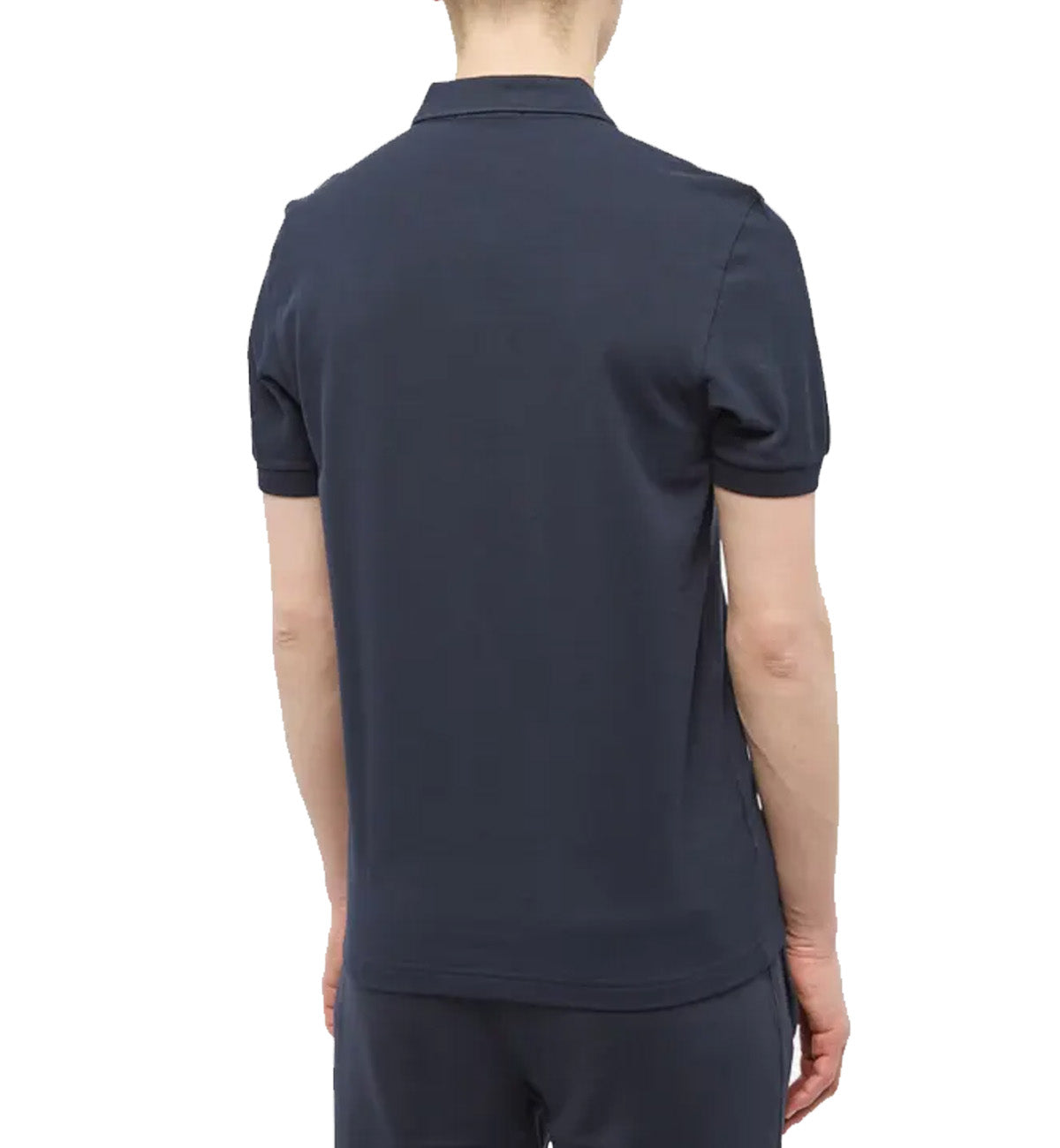 Fred Perry Textured Knit Polo T-shirt - Dark Blue
