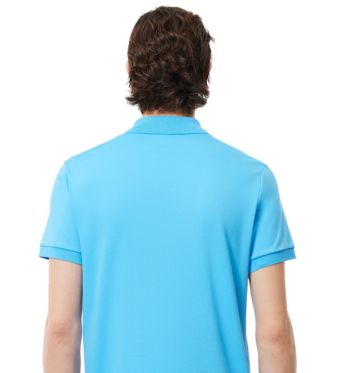 Lacoste Regular Fit Cotton Polo Shirt (Cyan)