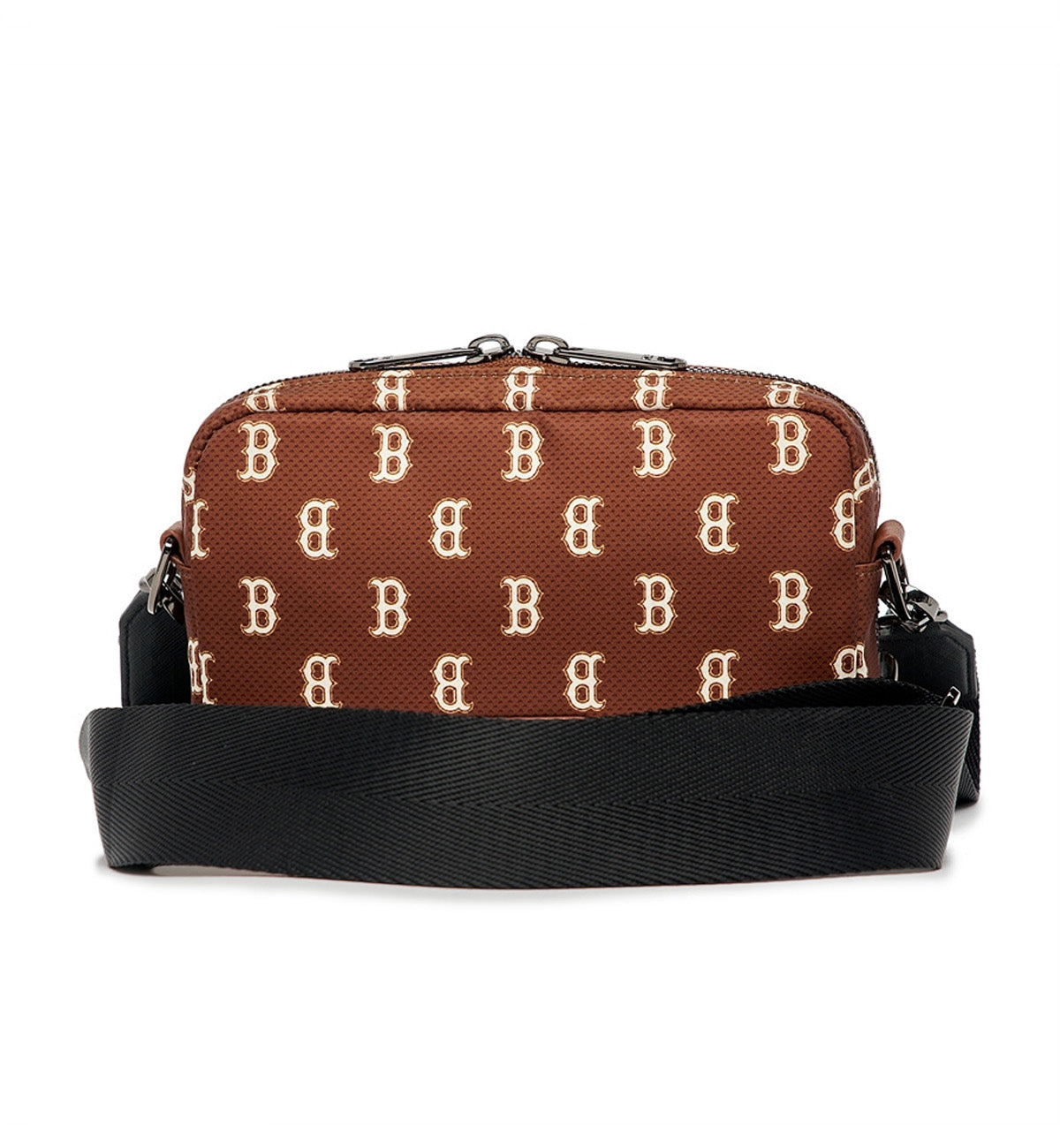 MLB Monogram Mini Cross Bag (Brown Blue)