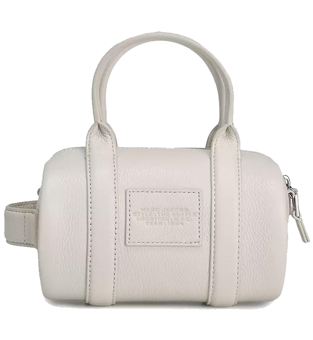 MARC JACOBS The Leather Mini Duffle Bag (White)