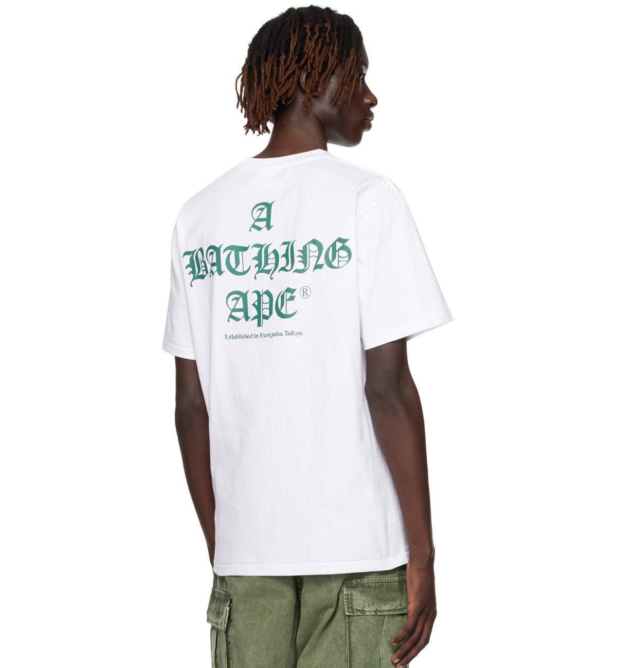 A Bathing Ape Bape 1993 World Bone Mad T-Shirt (White)