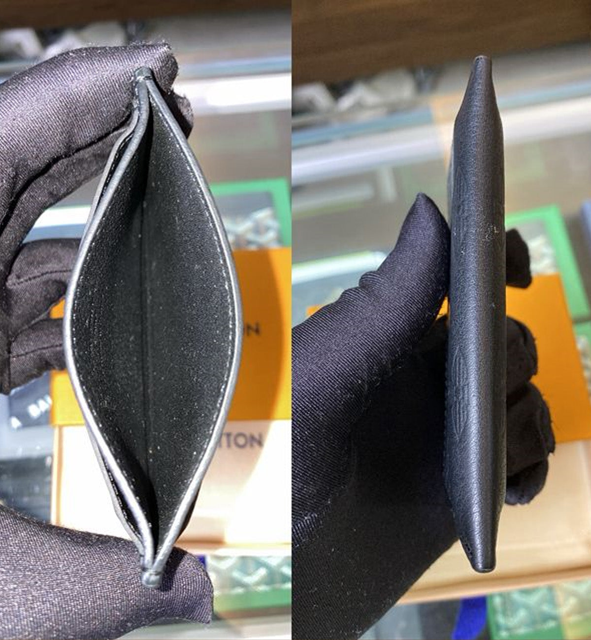 [Pre-Used] LV Black Empreinte Cardholder [CA1404C]