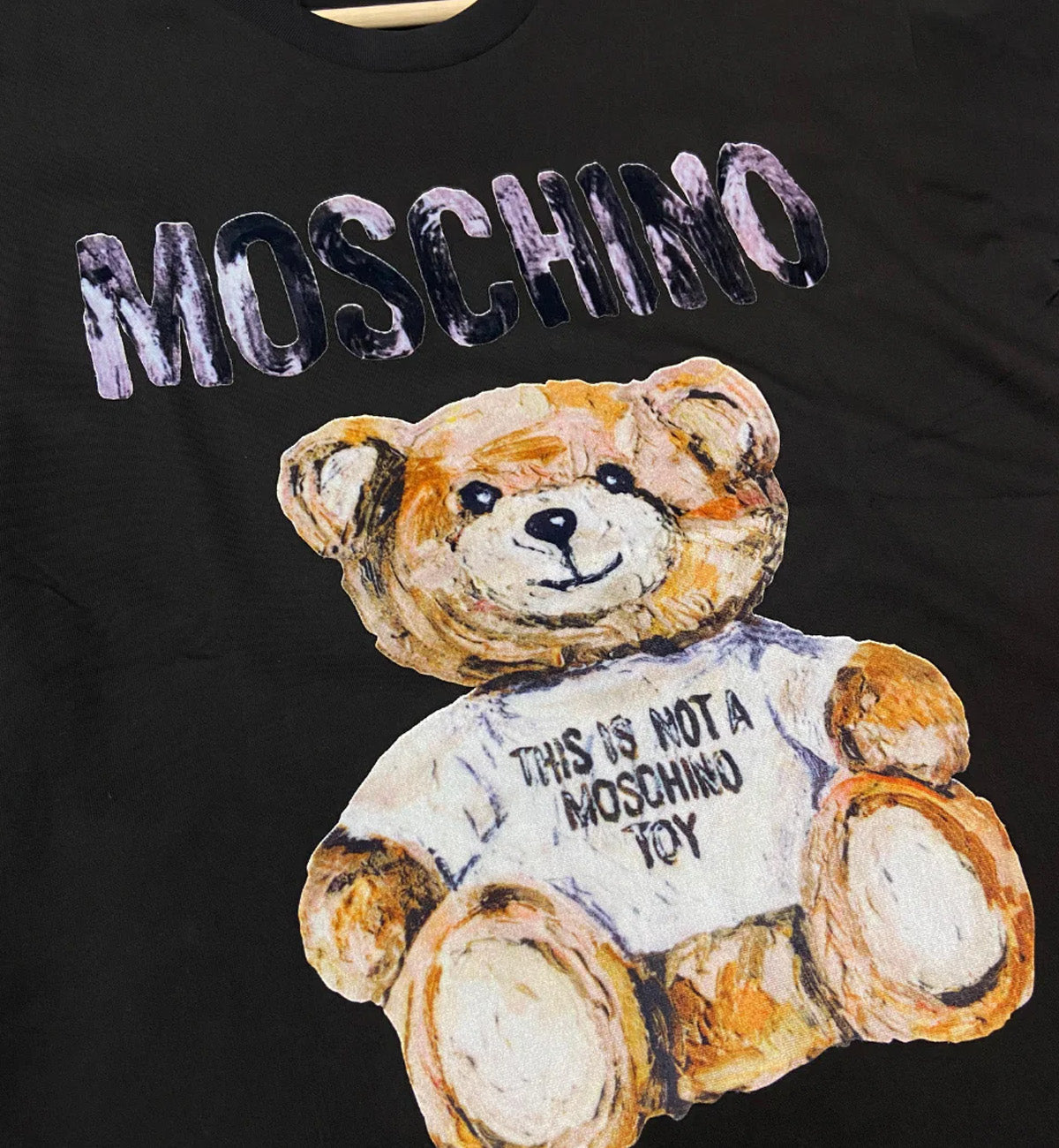 Moschino This Is Not A Moschino Toy Printed T-Shirt (Black)