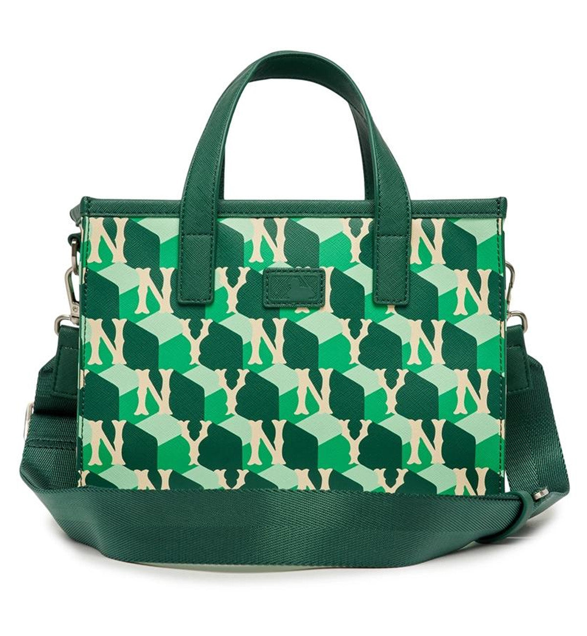 MLB Cube Monogram S Tote Bag NY (Green)