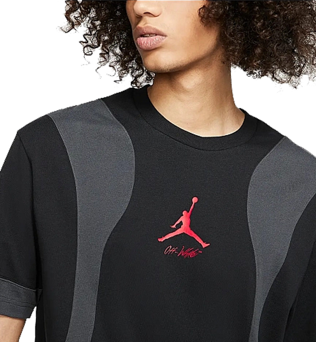 Off-White x Air Jordan T-Shirt (Grey)