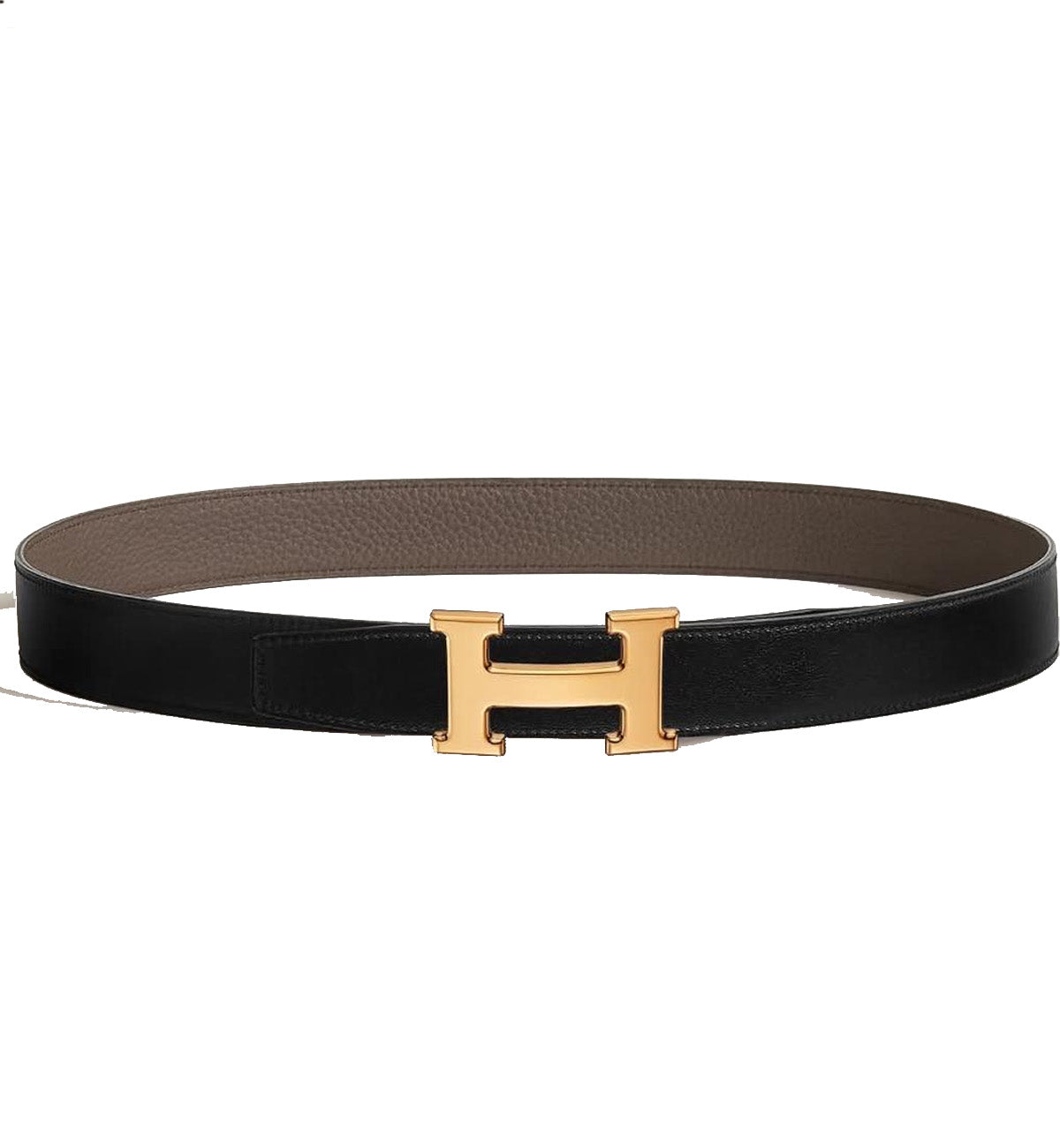 [Pre-used] Hermes Belt Black GHW