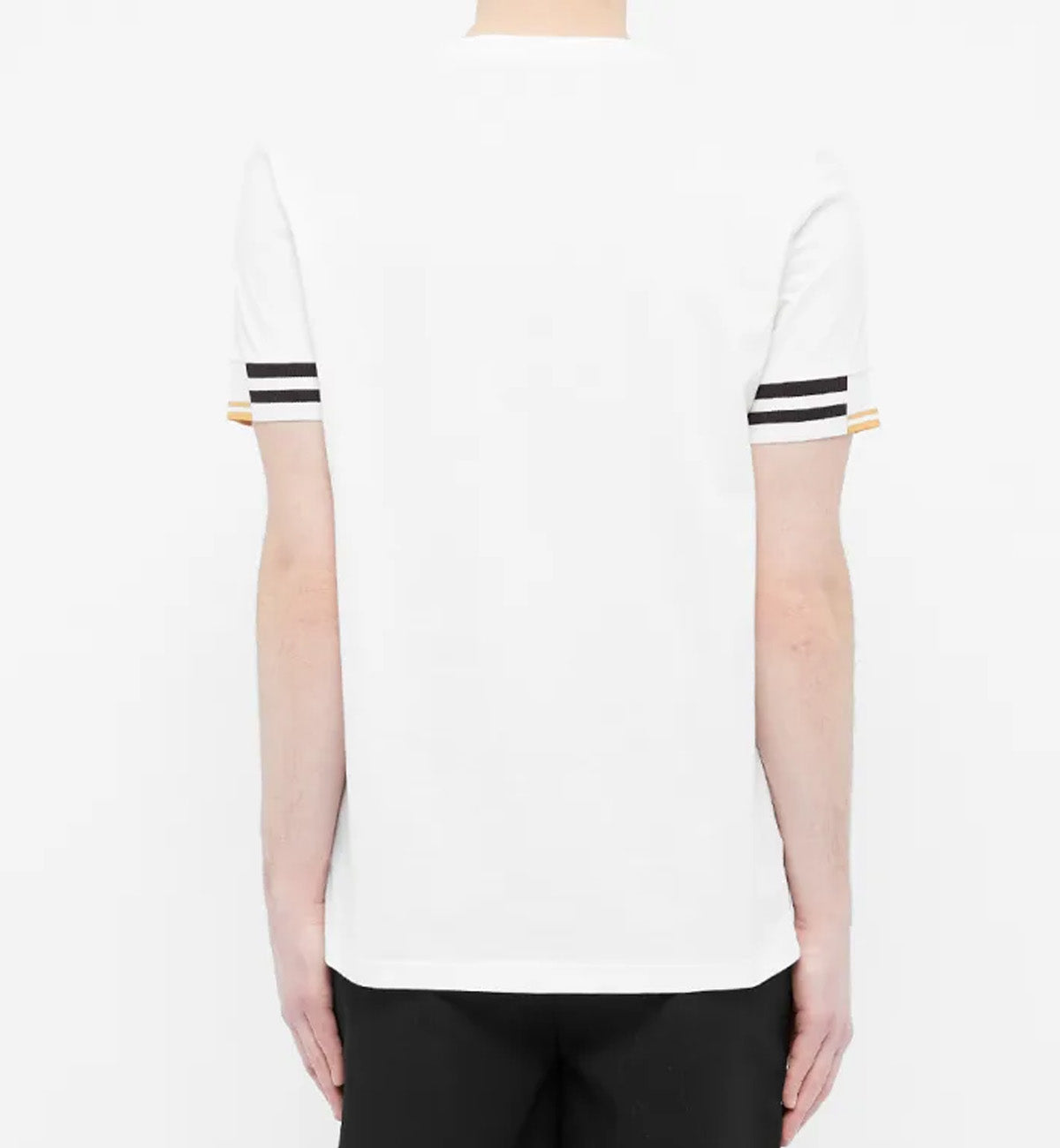 Fred Perry Abstract Cuff Tee (Snow White)