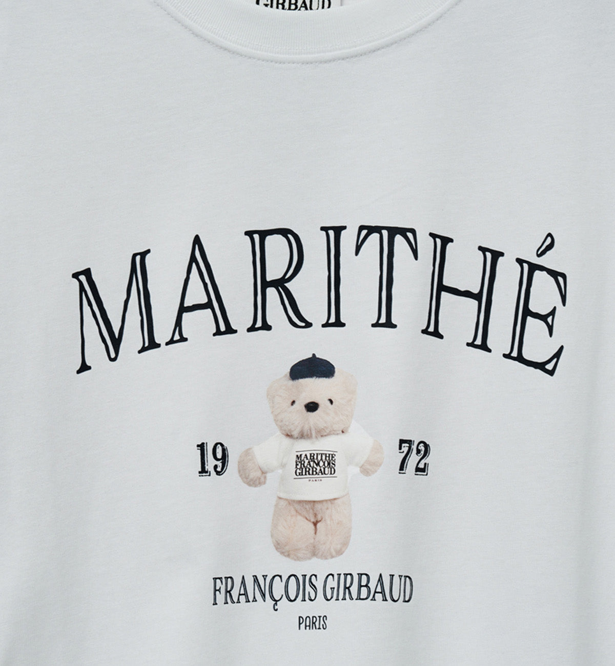 Marithe Mari Graphic Oversized T-Shirt (White)