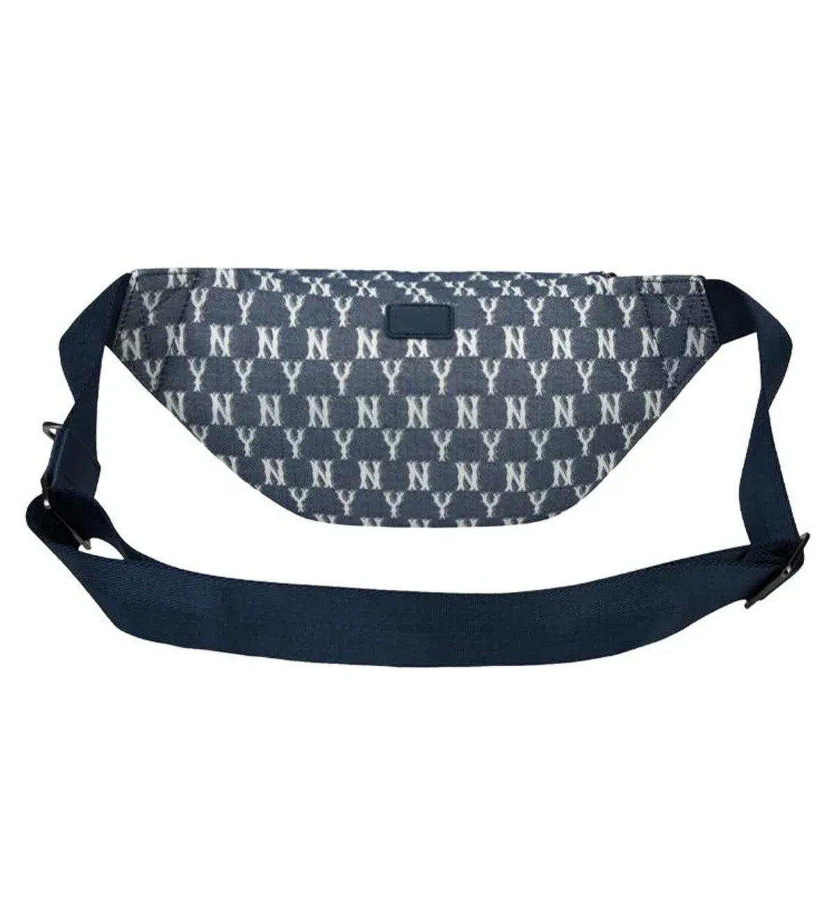 MLB Monogram New York Yankees Hip Sack NY Logo Waist Bag Pouch Bag (Dark Blue)