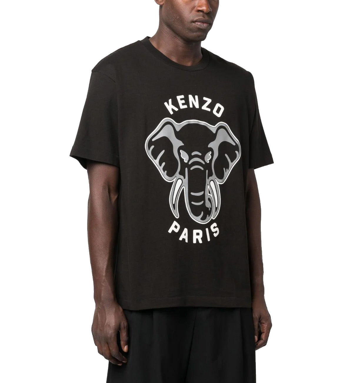 Kenzo Elephant Varsity Jungle T-Shirt (Black)