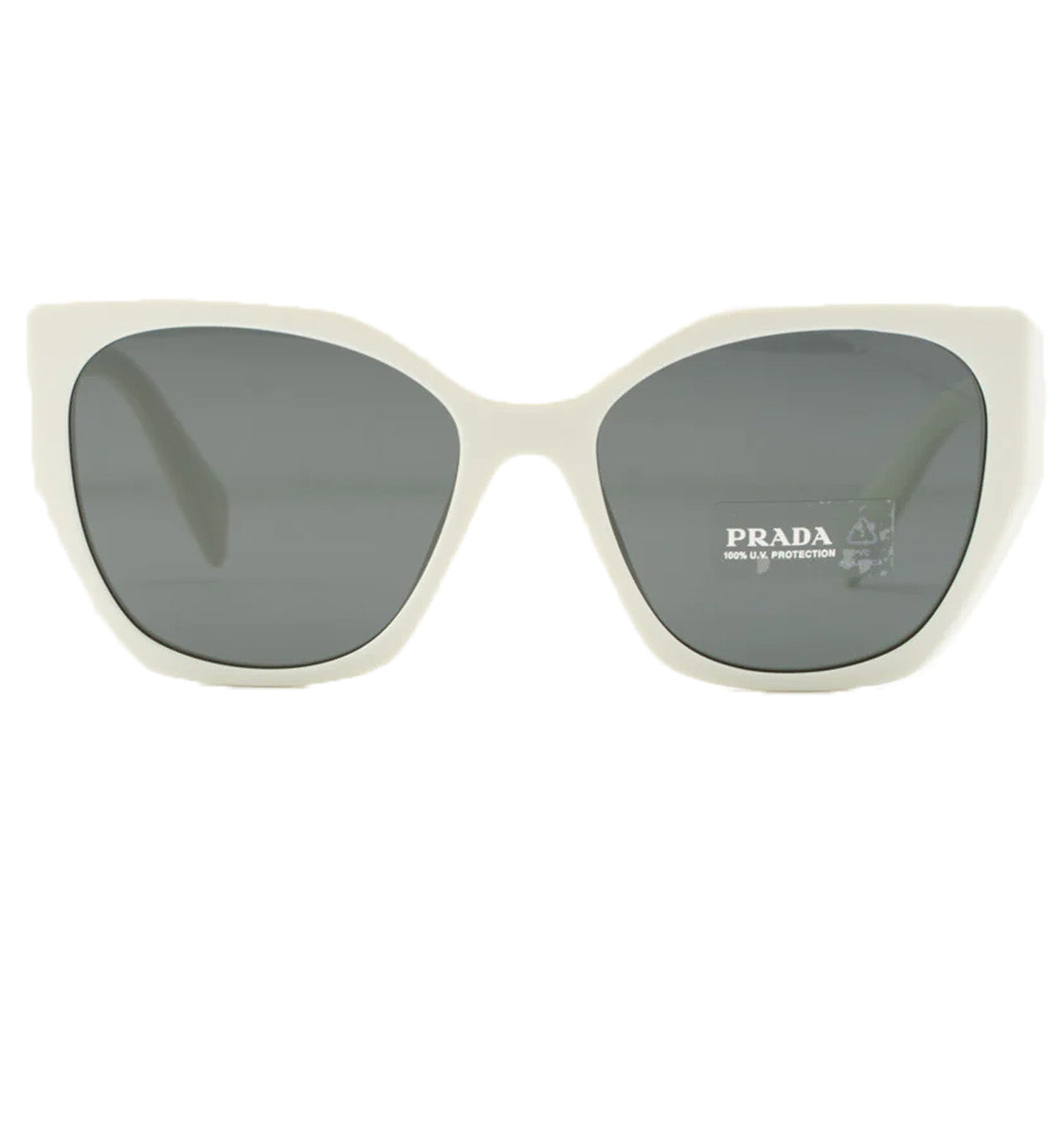 Prada SPR19ZS Sunglasses (White)