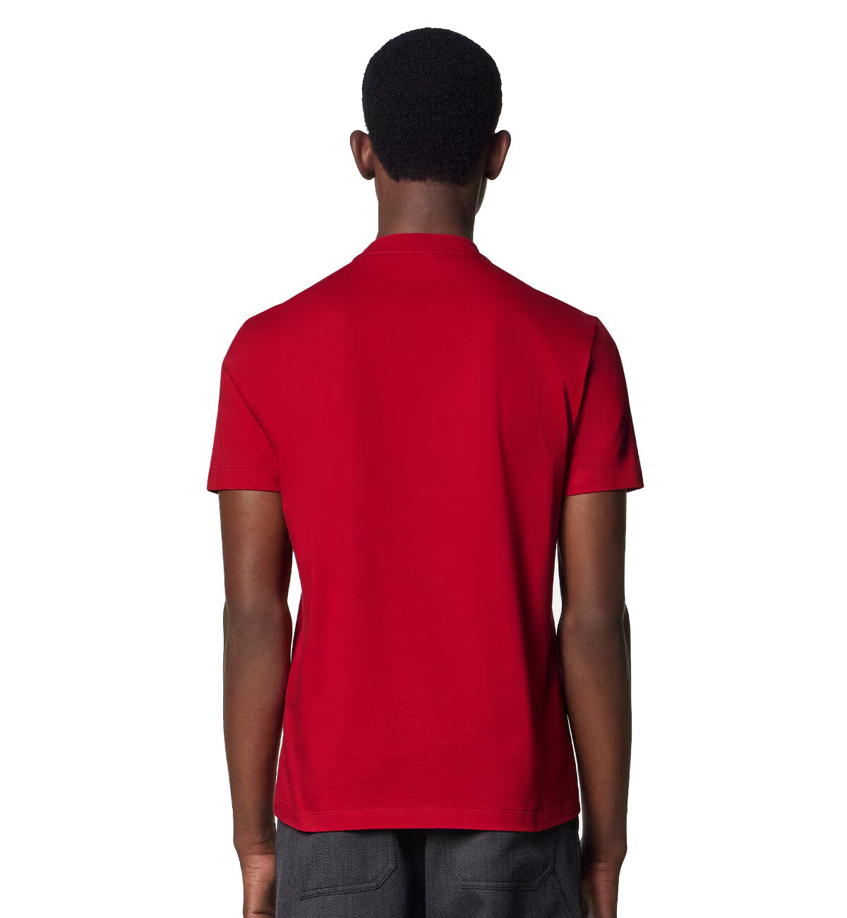 Versace Crystal Architectural Baroque T-Shirt (Red)