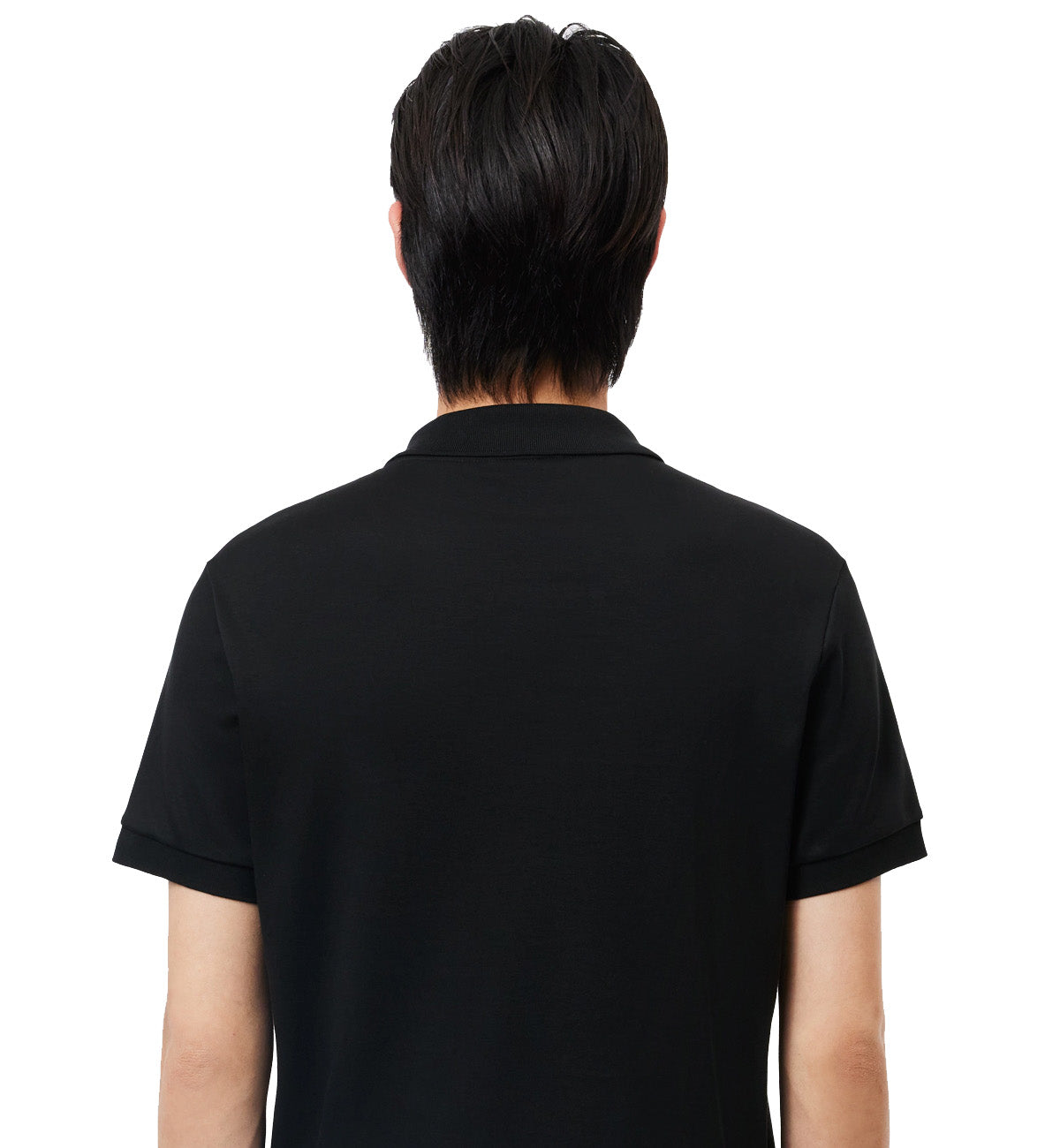 Lacoste Regular Fit Cotton Polo Shirt (Black)