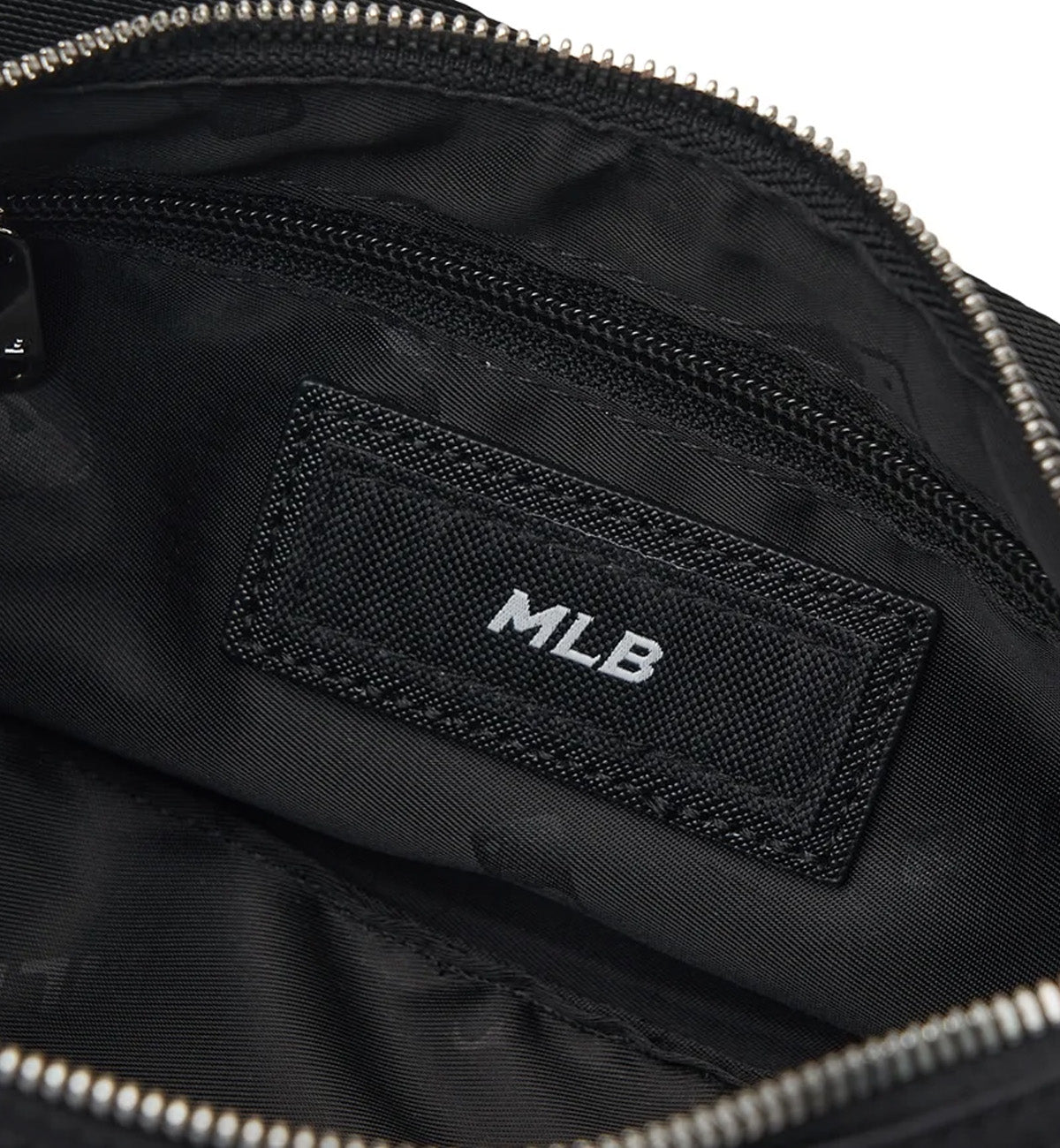 MLB Basic Nylon Pocket Hobo Bag (Black)