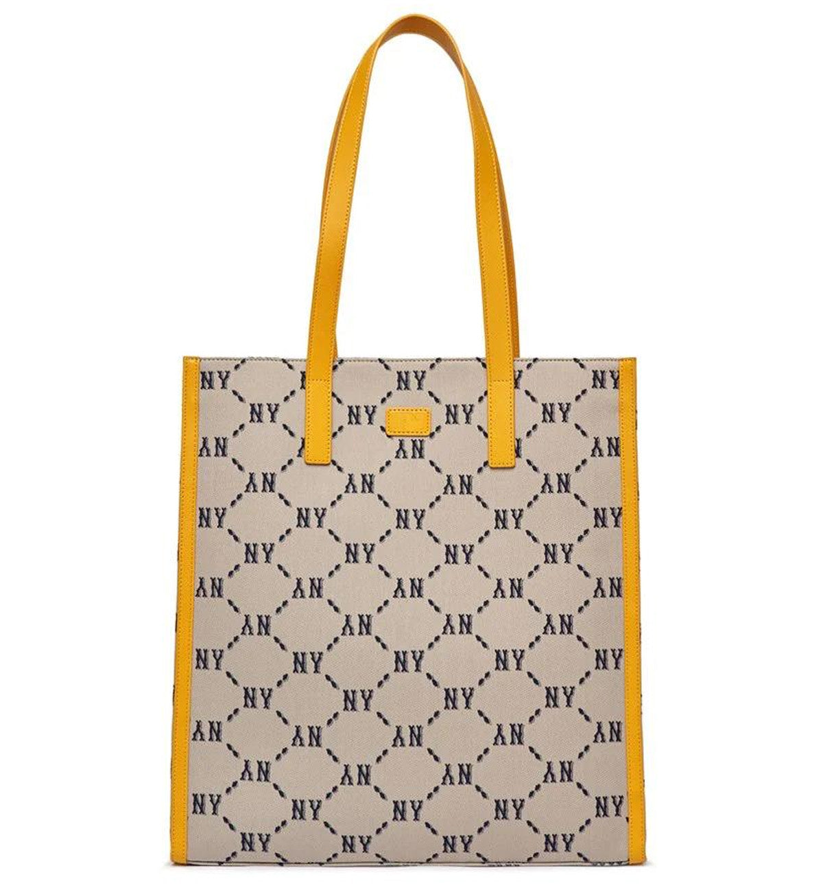 MLB Diamond Jackquard Tote Bag NY (Yellow)