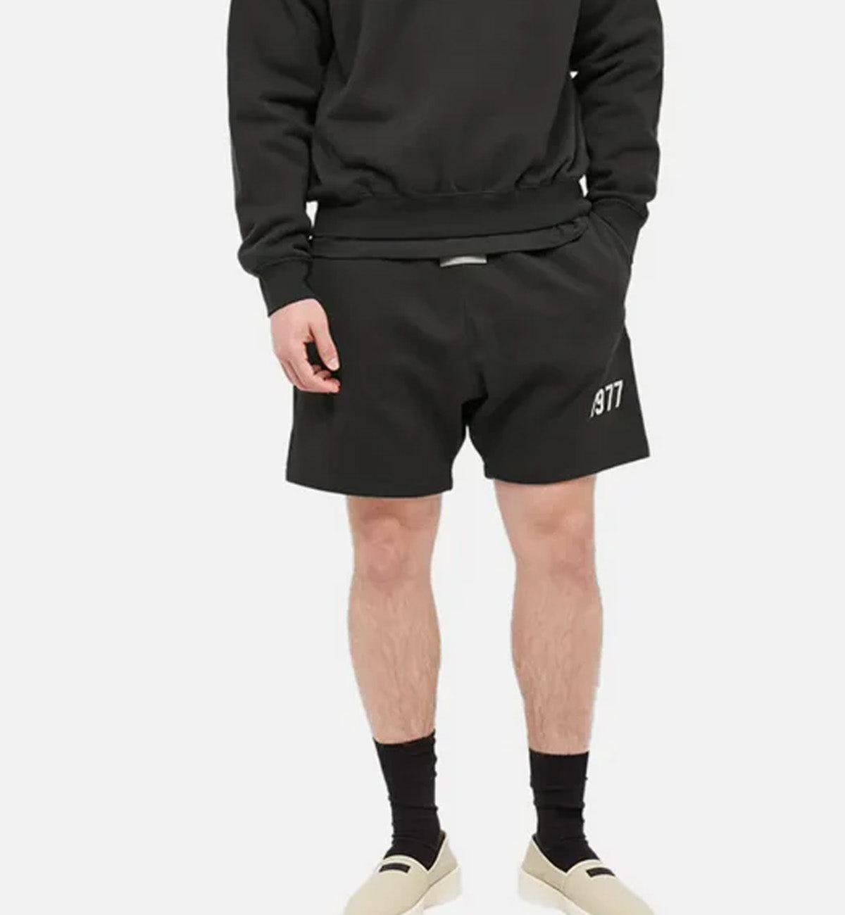 Fear of God - Essentials 1977 Relaxed Sweat Shorts Black – The