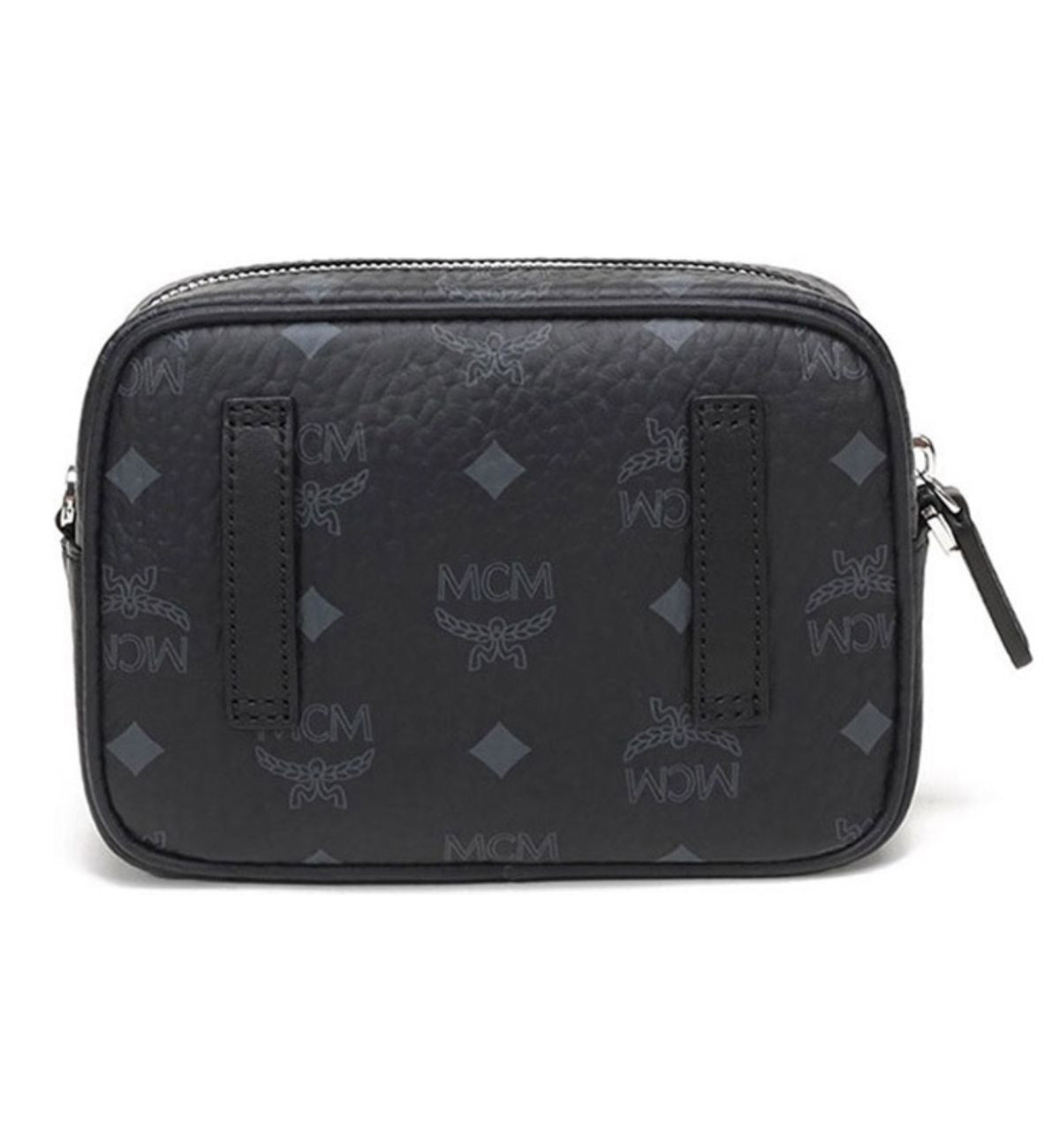 MCM Klassik Visetos Shoulder Bag (Black)