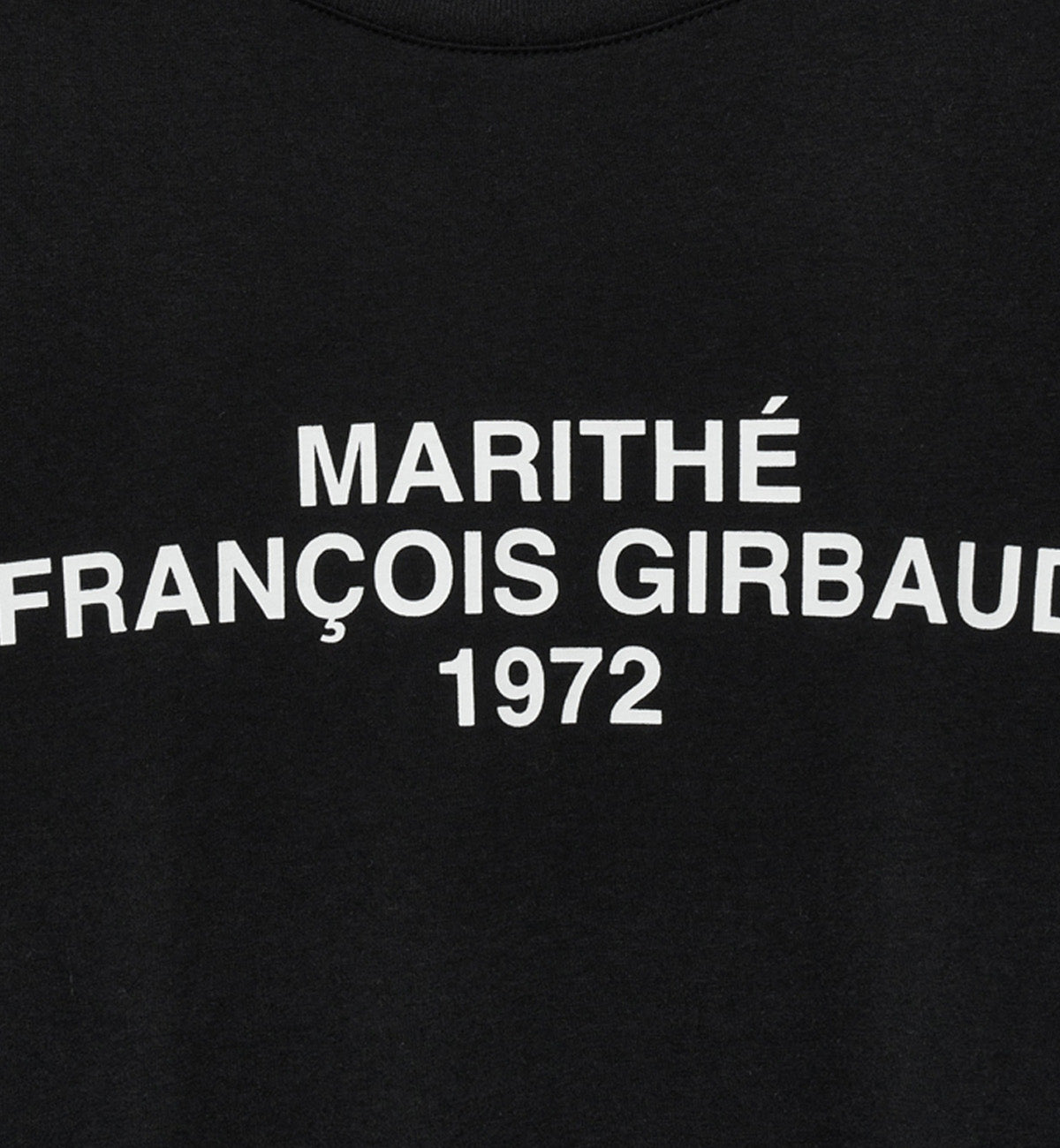 Marithe Lettering Logo Oversized T-Shirt (Black)