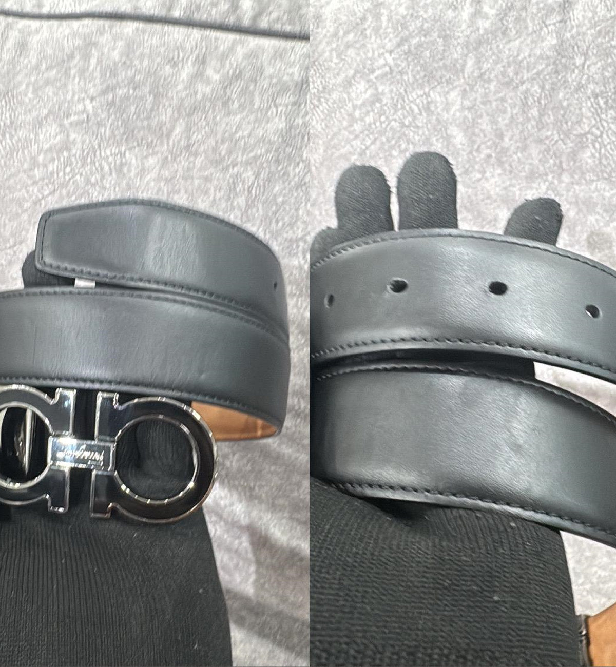 [Pre-Used] Ferragamo Belt Belt Calfskin Reversible