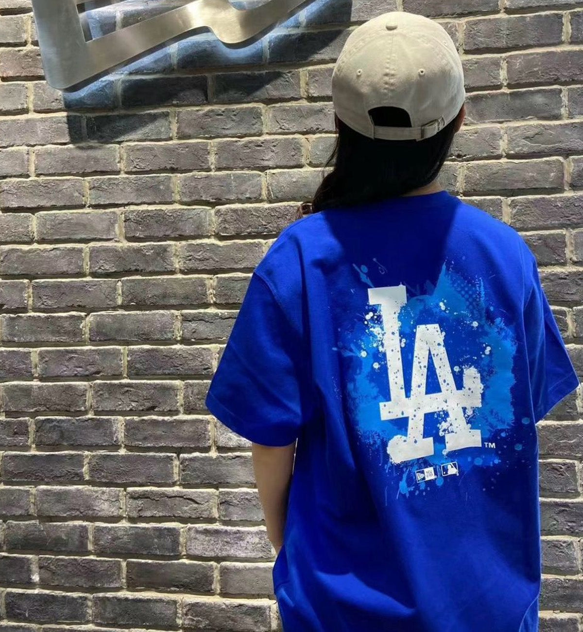 New Era MLB Paint Tee (Blue)