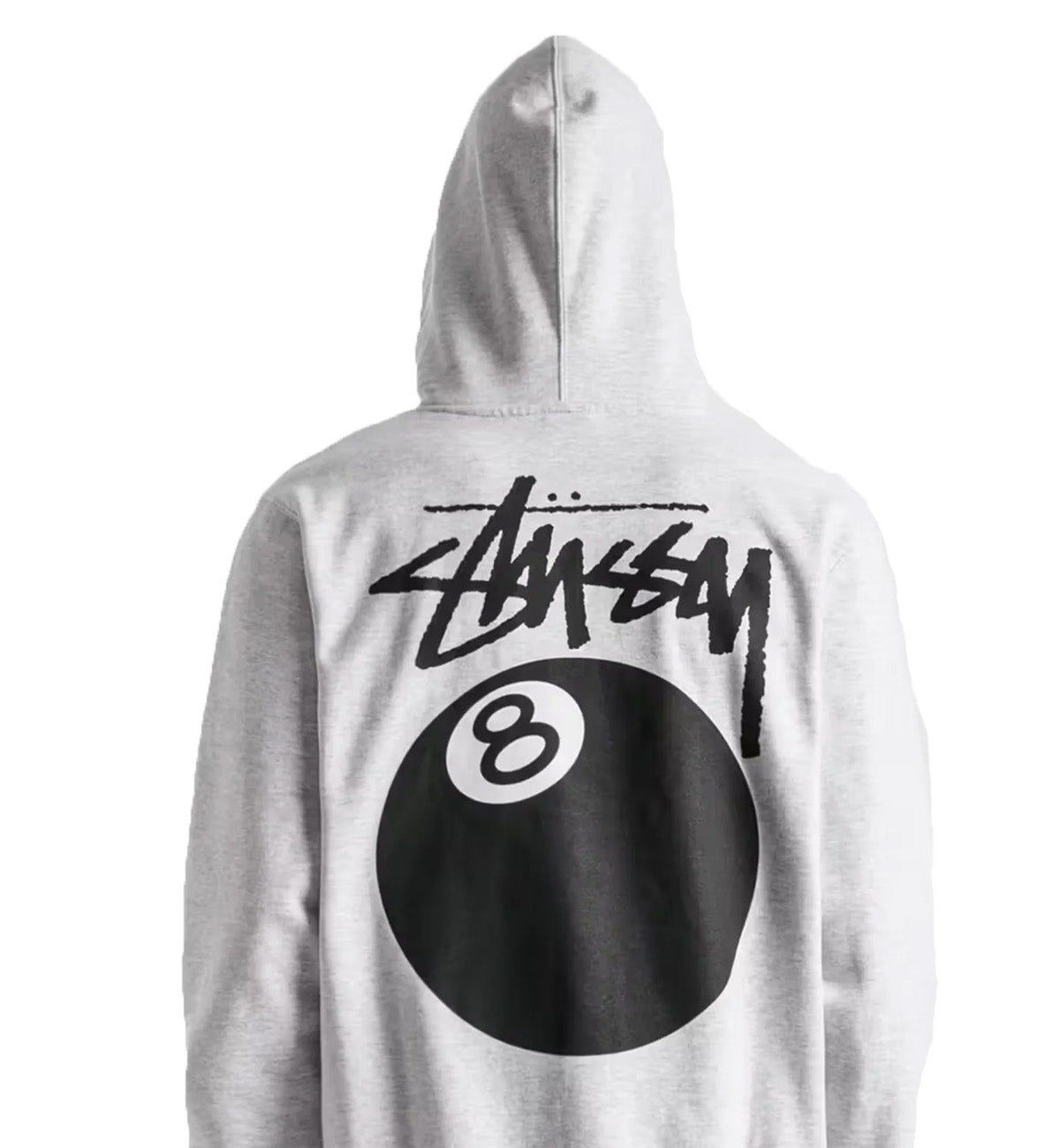 Stussy 8 Ball Zip Hoodie (Grey)