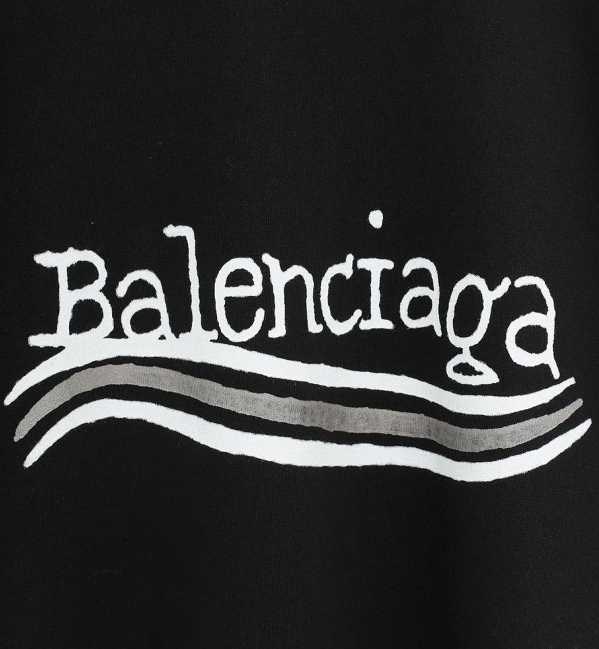 Balenciaga FW 23 Logo Printed Large-Fit T-Shirt