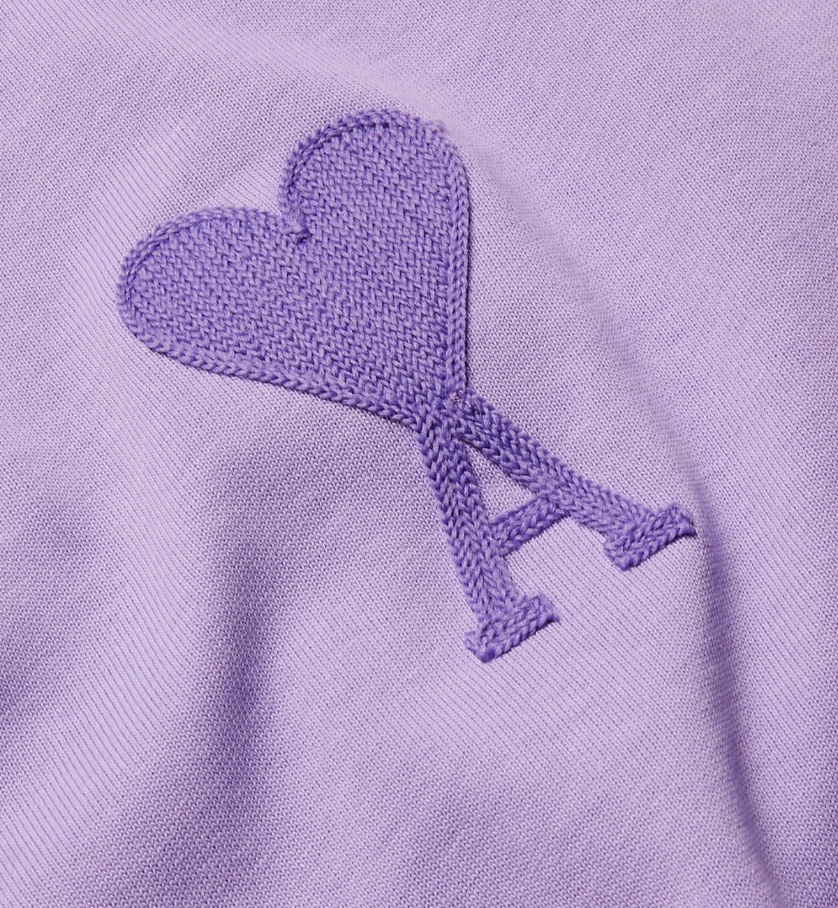 Ami de Coeur Embroidered Heart T-shirt (Purple)