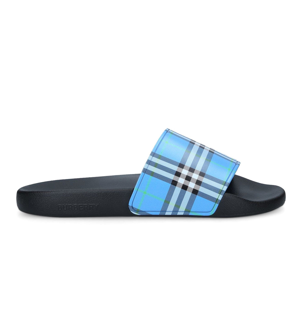 Burberry Embossed Logo Slides Dark Cerulean (Blue)