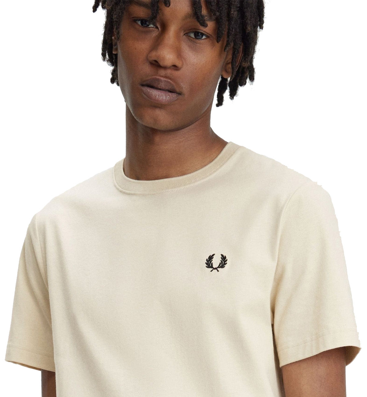 Fred Perry Small Logo T-Shirt (Cream)