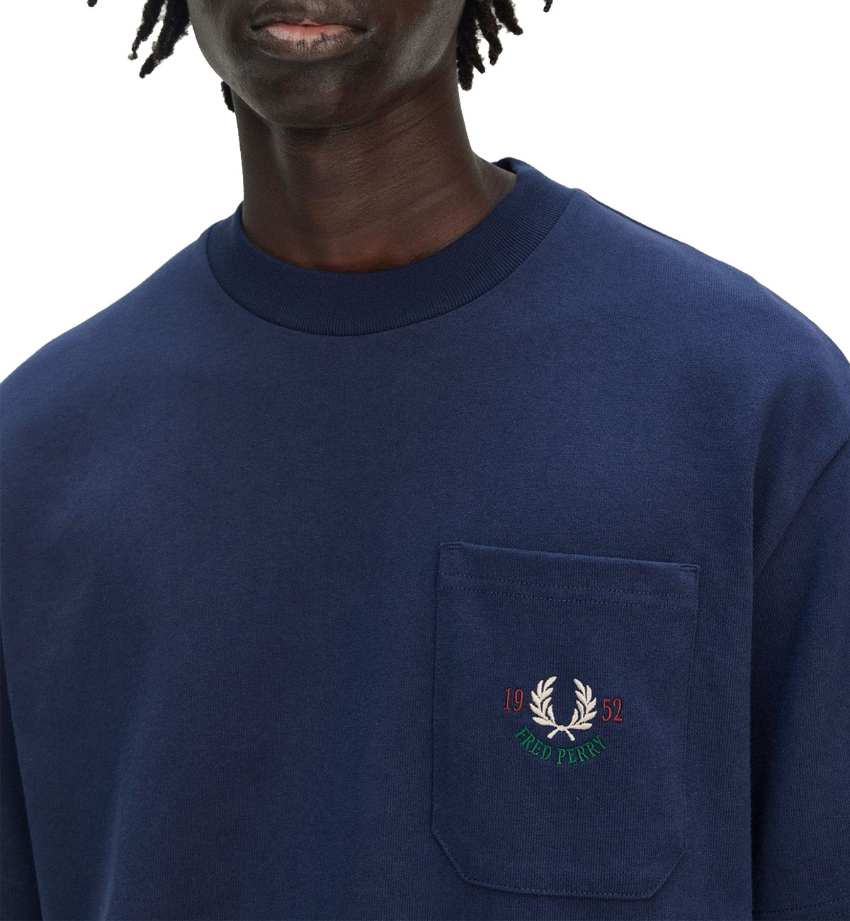 Fred Perry Relax Pocket T-Shirt (Navy)