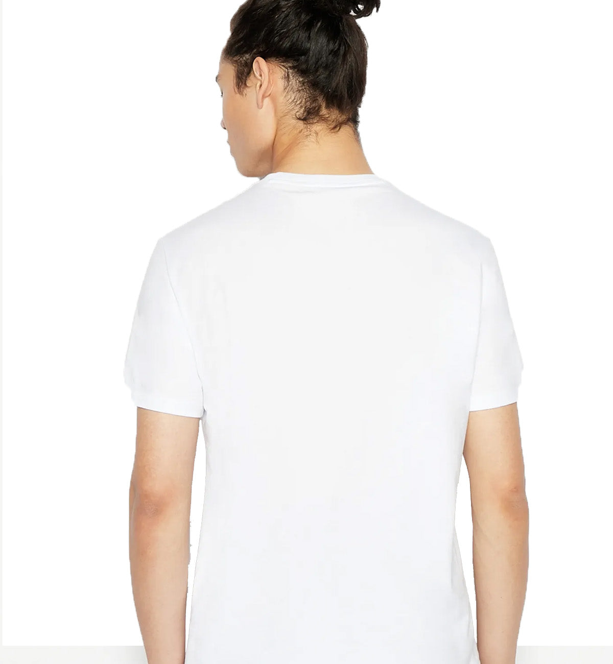 Armani Exchange Basic Chest Logo Tee (White)