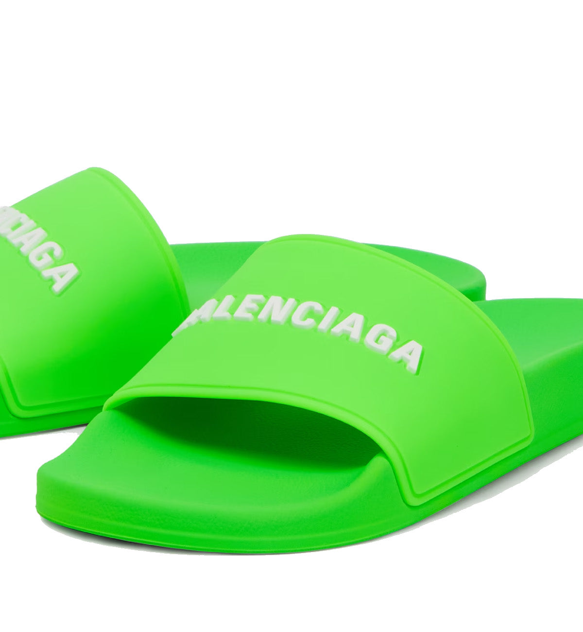 Balenciaga Pool Slides (Green)