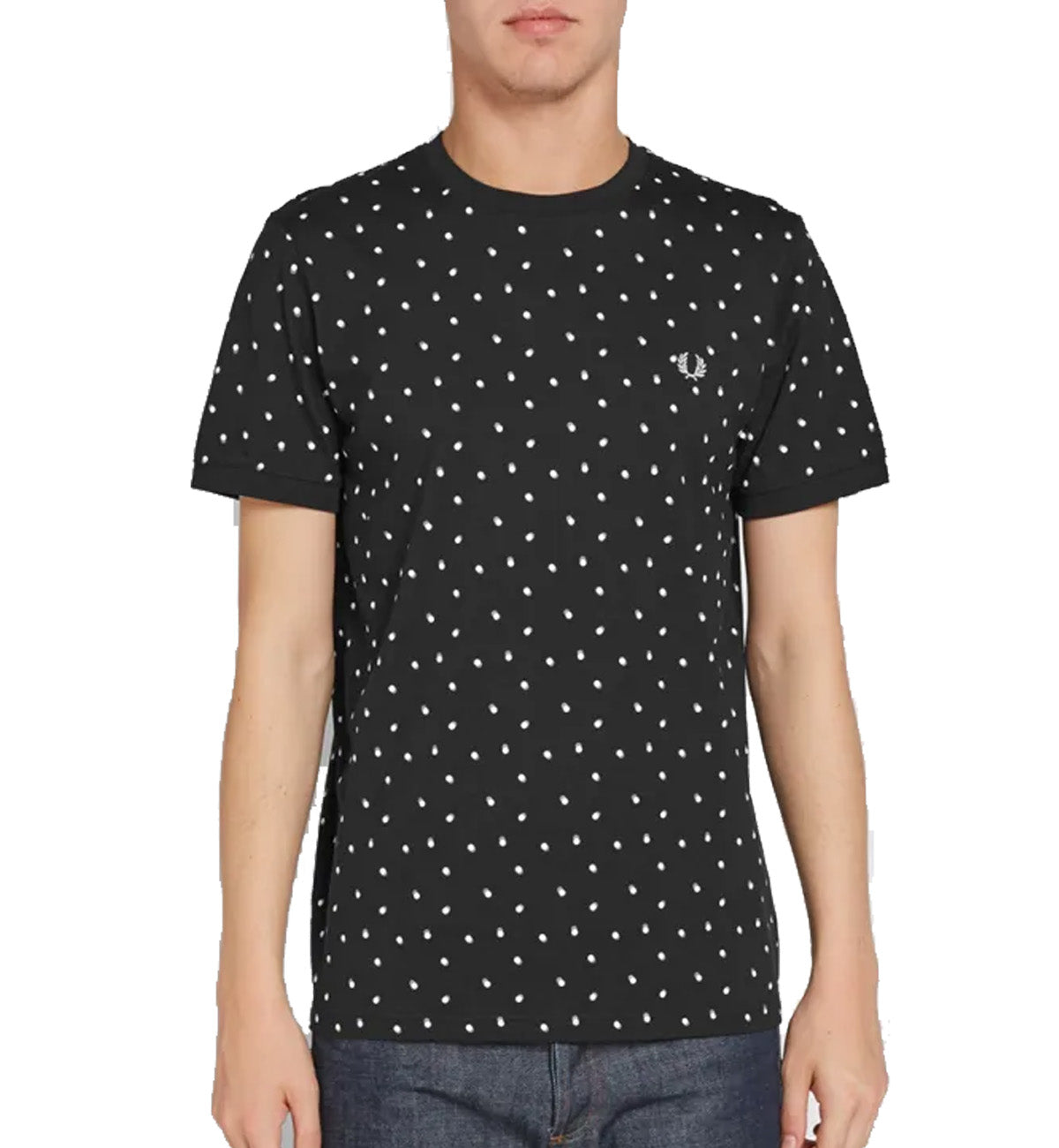 Fred Perry Dot T-Shirt (Black)