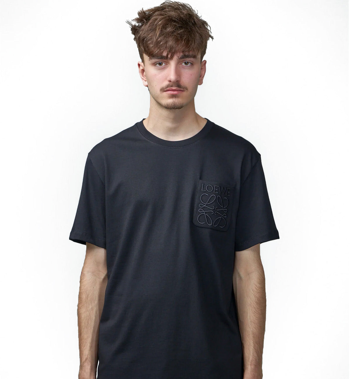 Loewe Fit Logo Pocket T-Shirt (Black)