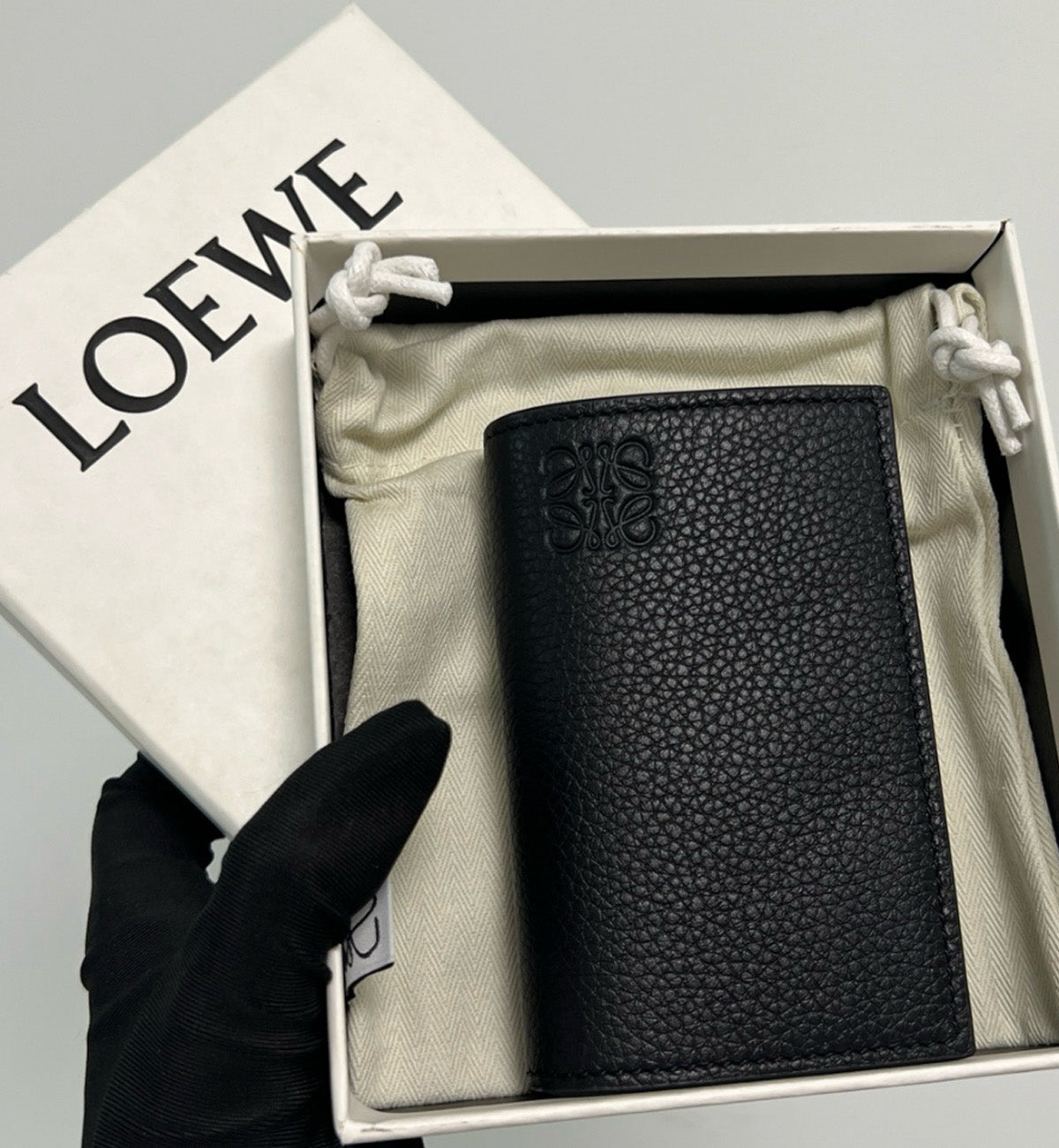 Loewe Leather Wallet (Black)