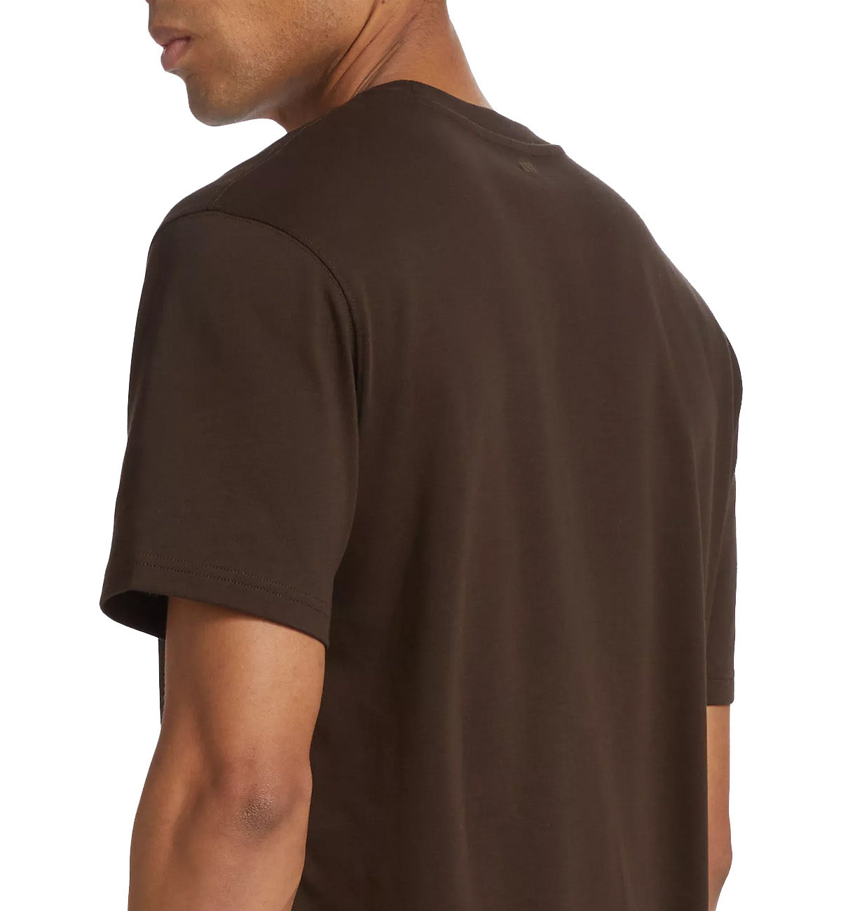 Ami Paris ADC Logo Embroidered T-Shirt (Brown)
