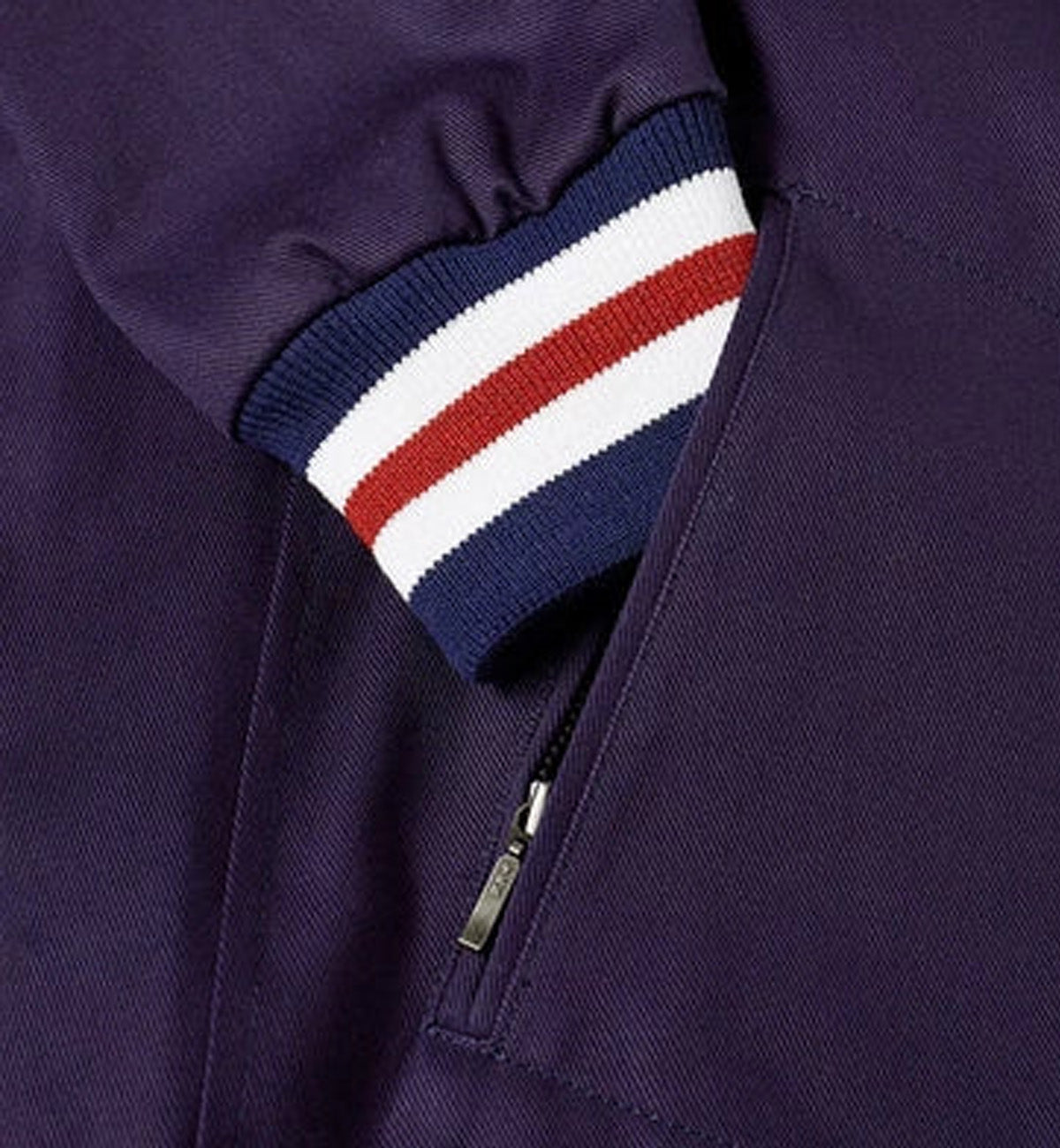 Fred Perry Tennis Navy & Red In Blue Bomber Jacket