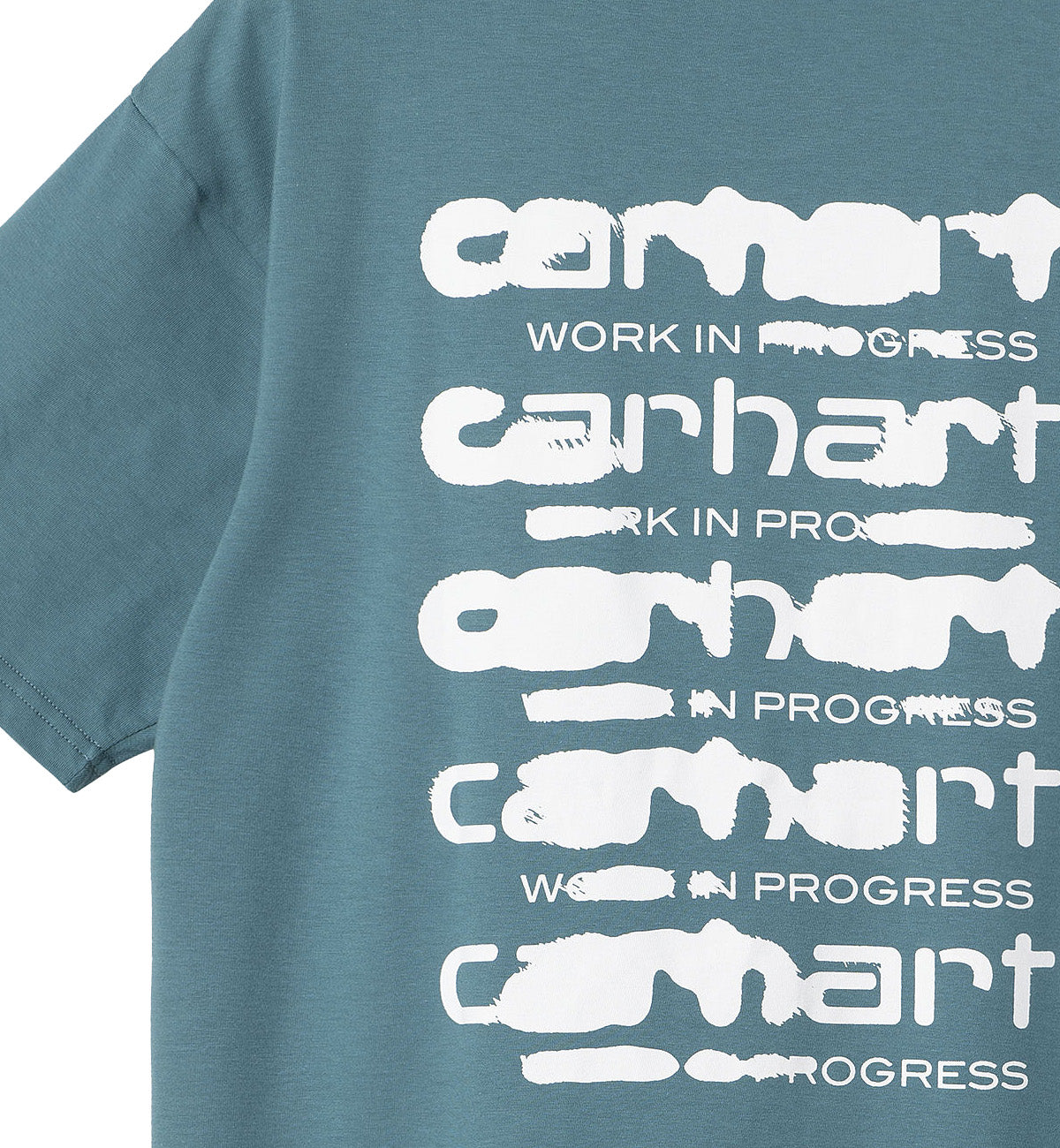 Carhartt Ink Logo WIP Tee (Blue)