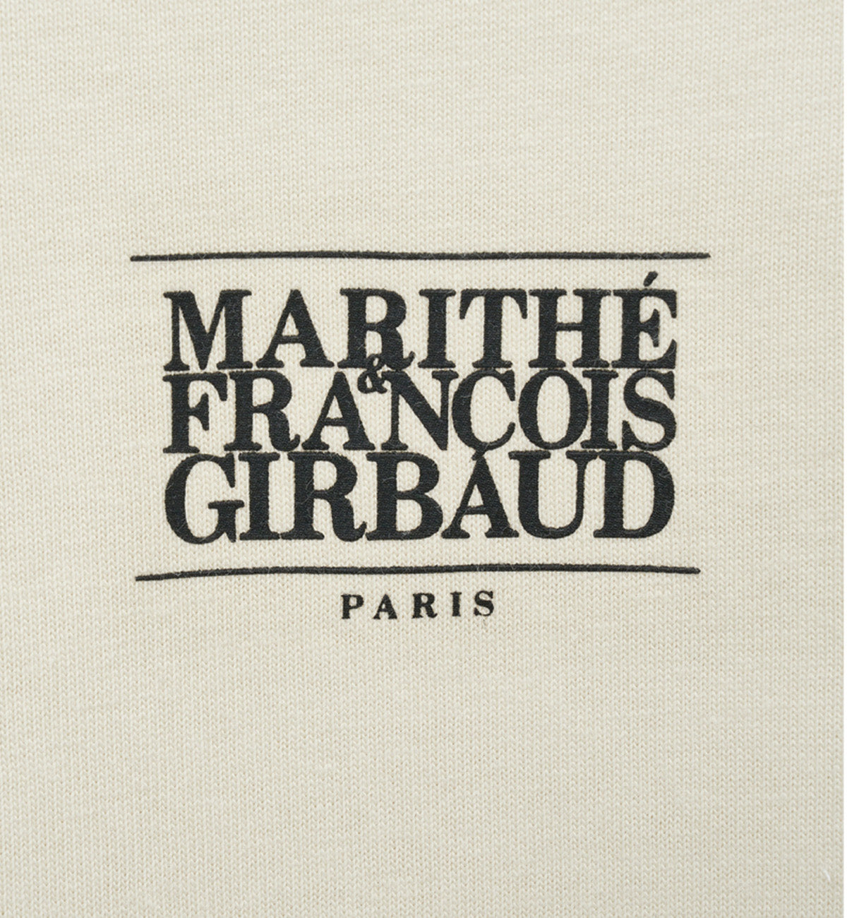 Marithe Small Classic Logo T-Shirt (Light Beige)