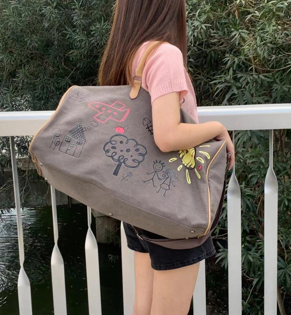 ResNonverba Sunny Duffel Bag (Brown)