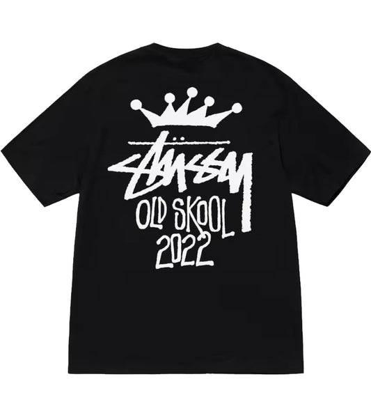 Stussy Old Skool 2022 Tee (Black)