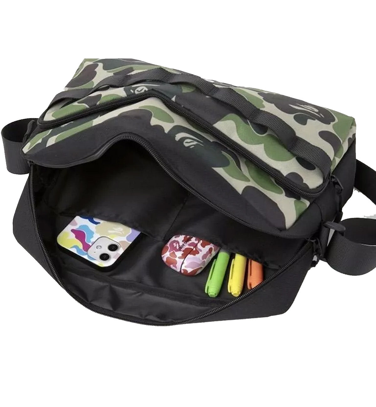 Bape Camo Mook Book Shoulder Bag