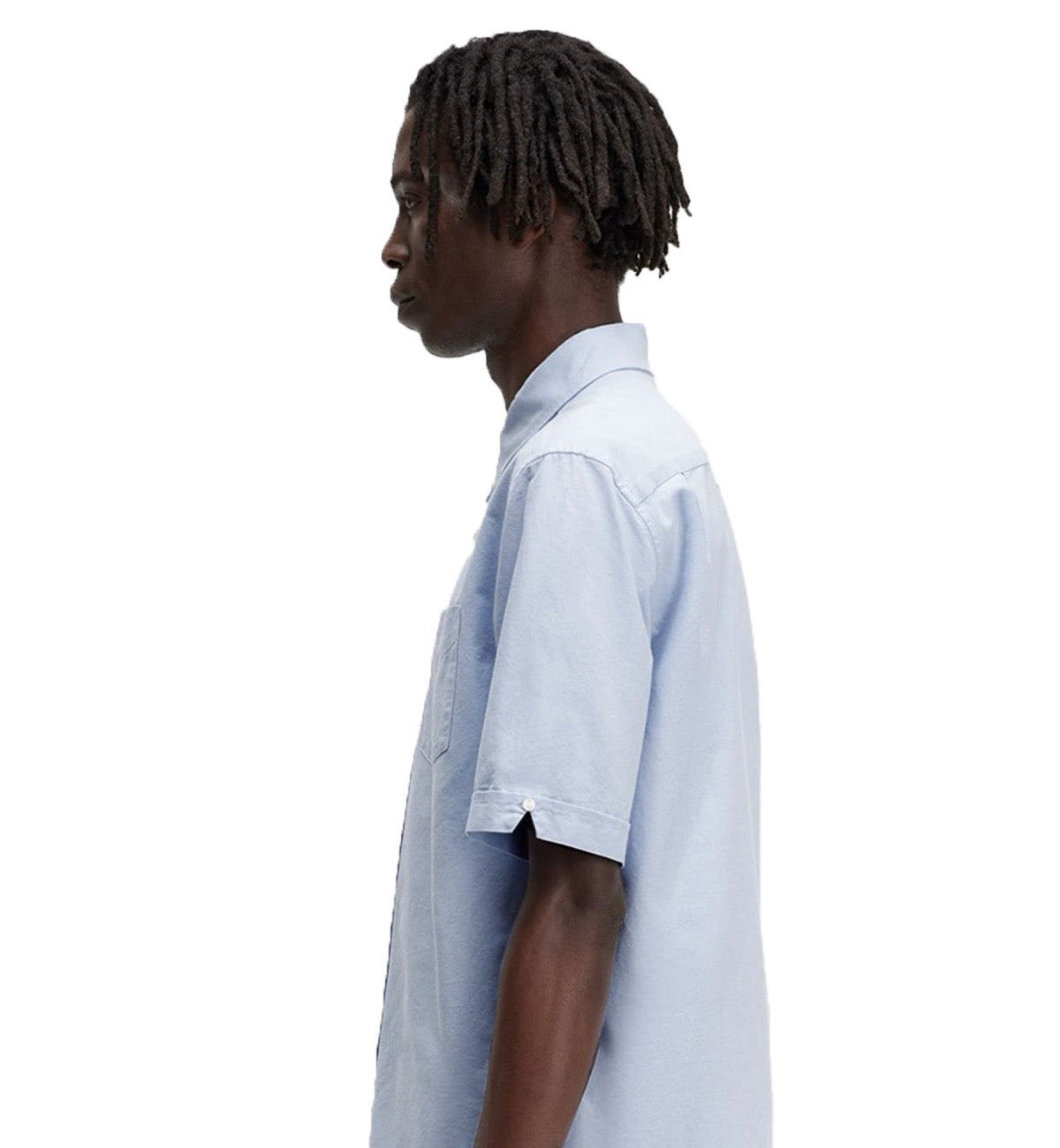 Fred Perry Short Sleeve Oxford Shirt (Sky Blue)